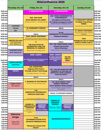 2025 Schedule
