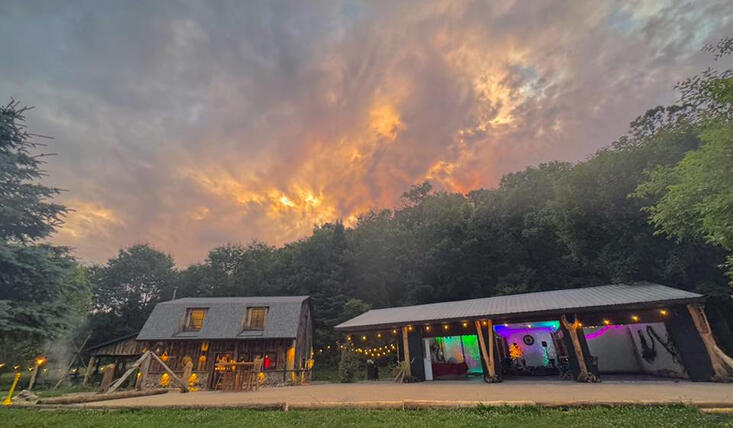 VENUE (Saturday Night): Defiance Springs Lodge, Dustin Rd, Viroqua, WI 54664