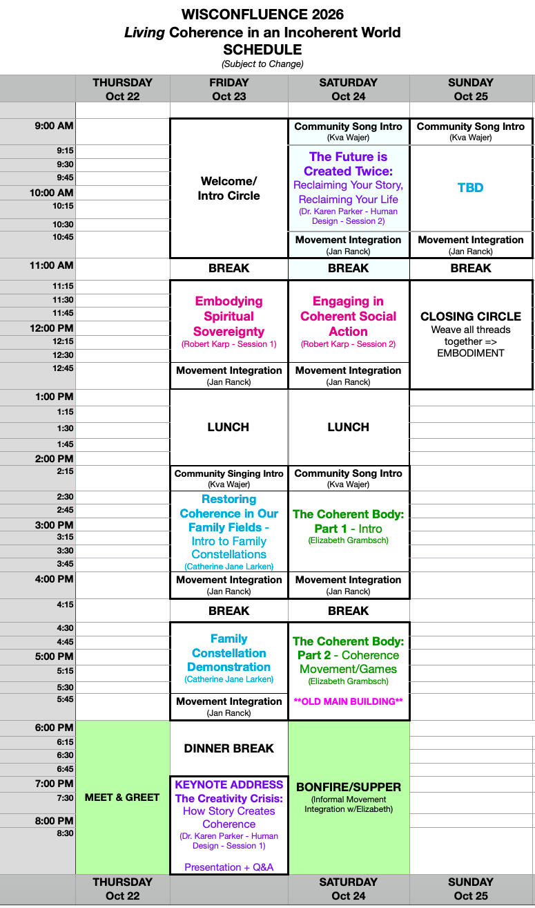 2026 Schedule